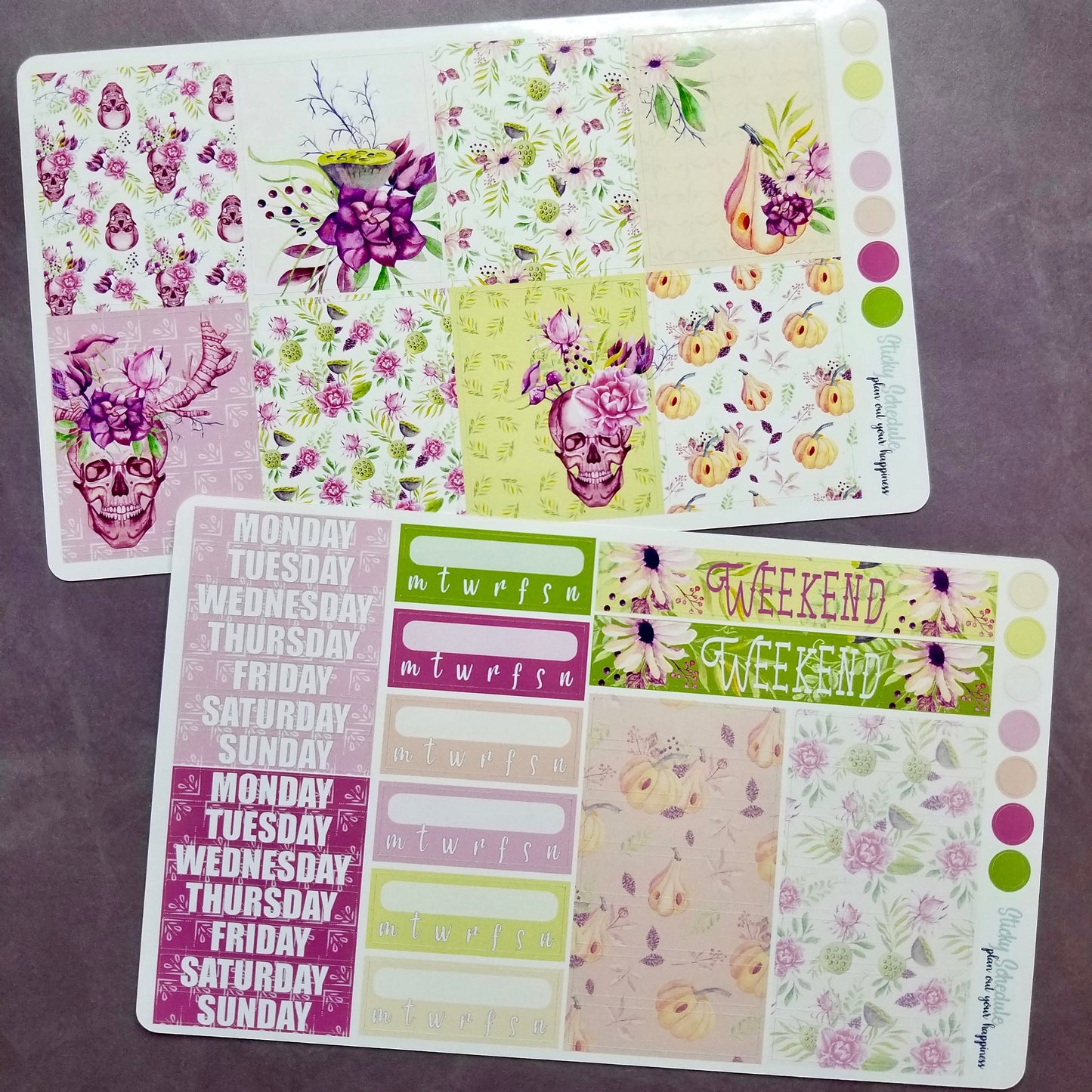 Early Autumn Planner Sticker Pack – Sticky Schedule Edition