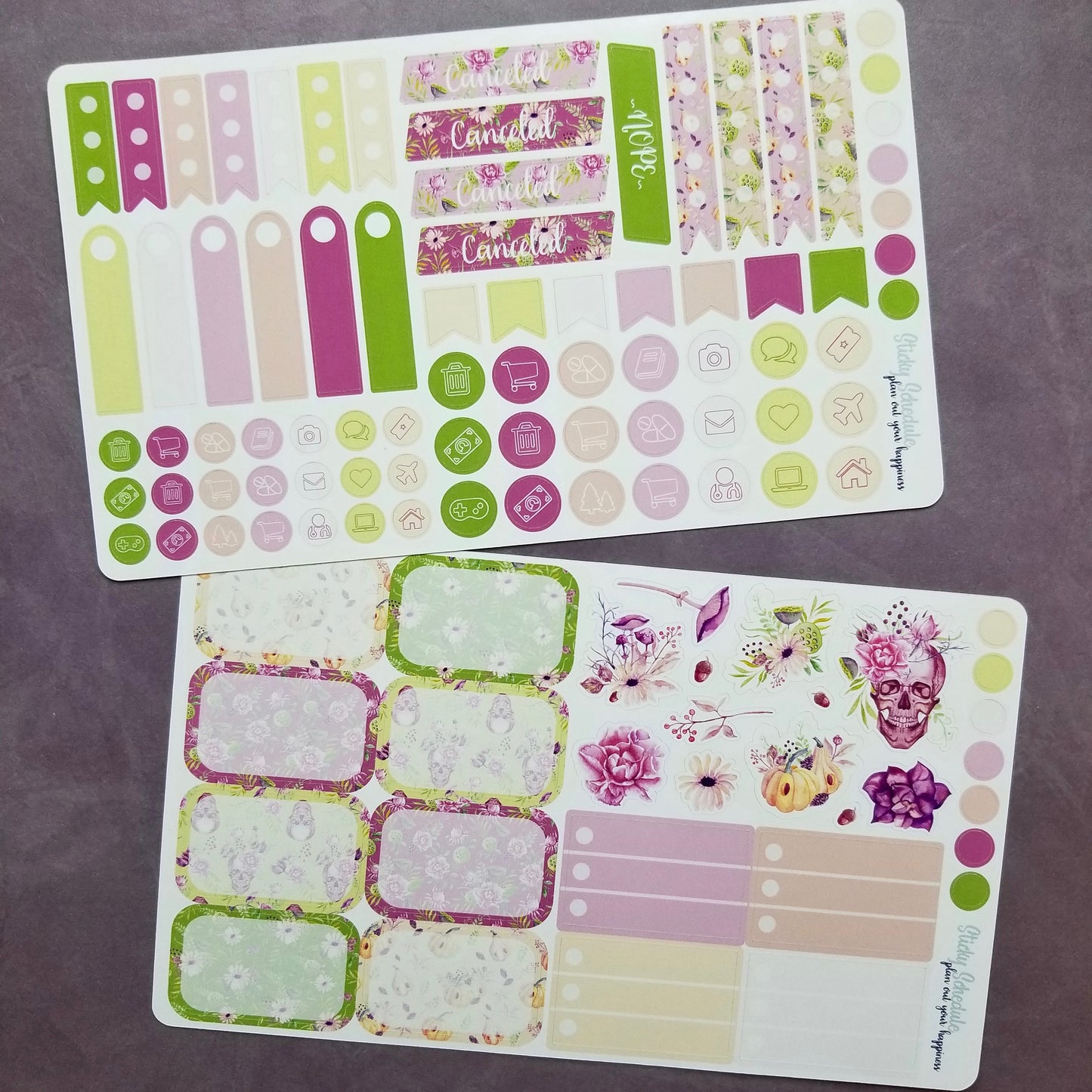 Early Autumn Planner Sticker Pack – Sticky Schedule Edition