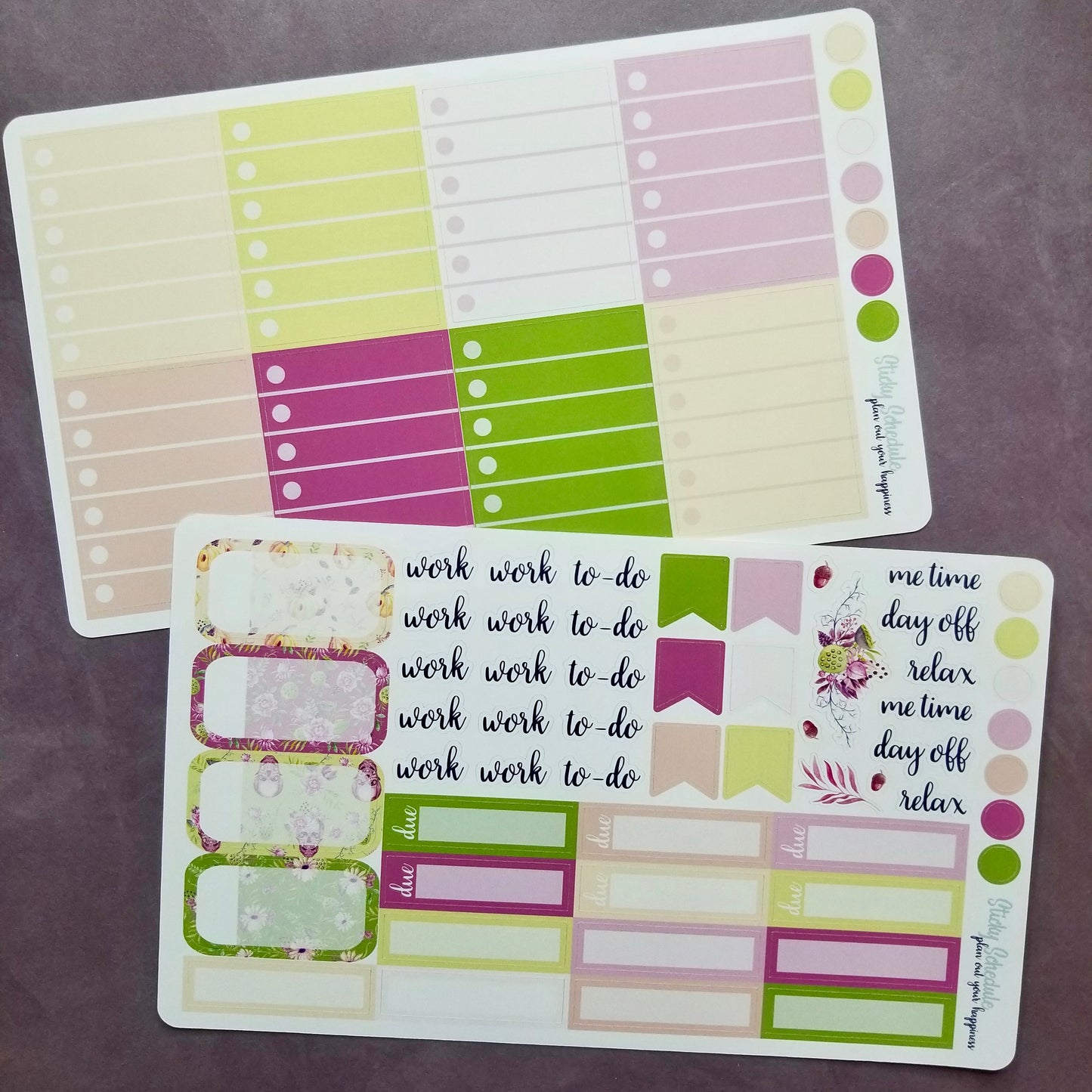 Early Autumn Planner Sticker Pack – Sticky Schedule Edition