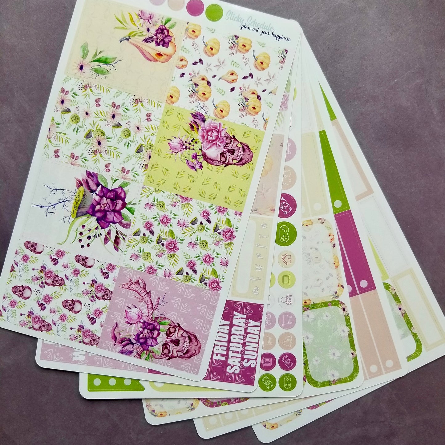 Early Autumn Planner Sticker Pack – Sticky Schedule Edition