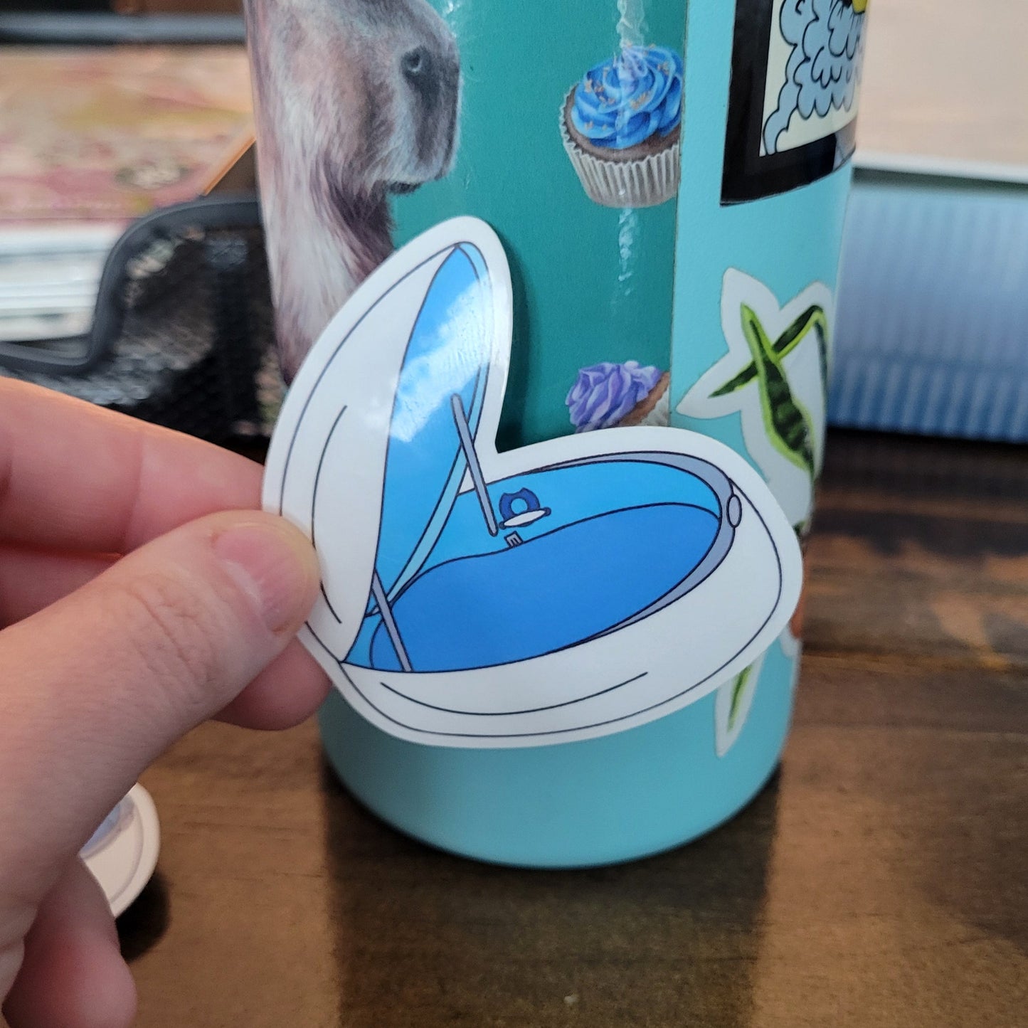Float Tank Vinyl Sticker – Weatherproof (Medium 2.5")